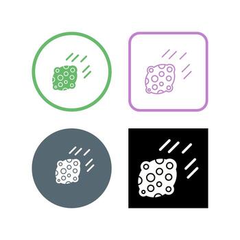 Asteroid Vector Icon