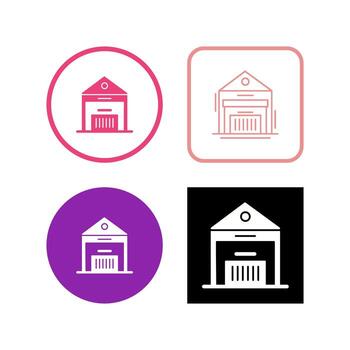 Warehouse Vector Icon
