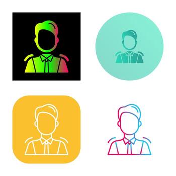 icono de vector de gerente