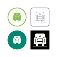 Armchair Vector Icon