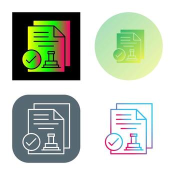 Approved Vector Icon