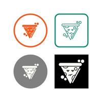 icono de vector de pizza