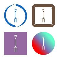 Gardening Fork Vector Icon