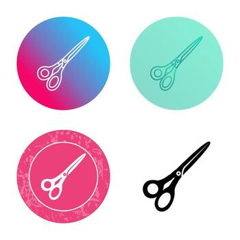 icono de vector de tijeras