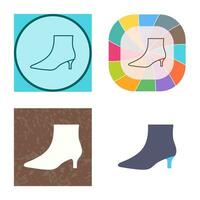 Boots with Heels Vector Icon