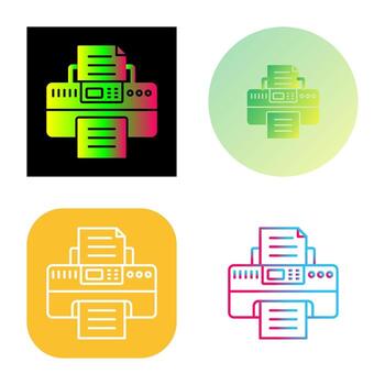 icono de vector de impresora