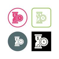 Time is Money Vector Icon