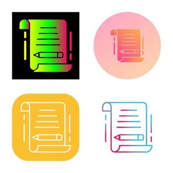 escribir icono vectorial vector