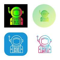 icono de vector de astronauta