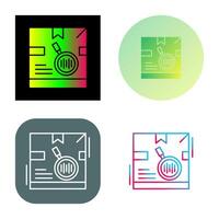 Tracking Code Vector Icon