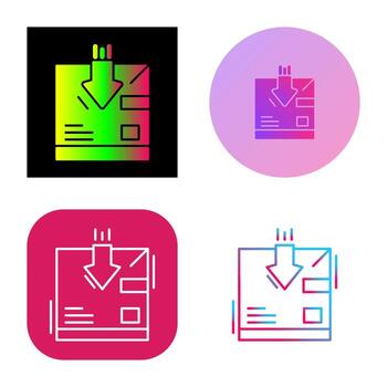 icono de vector de retorno