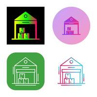 Warehouse Vector Icon