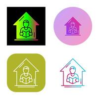 Home Learning Vector Icon