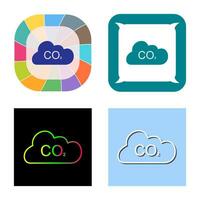 Carbon Dioxide Vector Icon