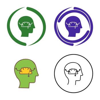 icono de vector de pensamiento