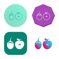 Fruits and VVegetables Vector Icon