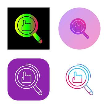 icono de vector de selección rápida