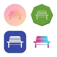 Garden Bench Vector Icon