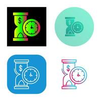 Time is Money Vector Icon