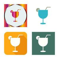 Unique Drinks Vector Icon