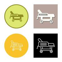 Hospital Bed Vector Icon