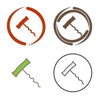 Unique Corkscrew Vector Icon