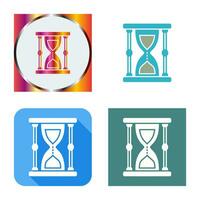 icono de vector de reloj de arena