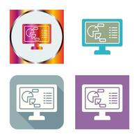 Pie Chart Vector Icon