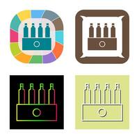 Unique Pack of Beers Vector Icon