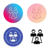 Connected Users Vector Icon