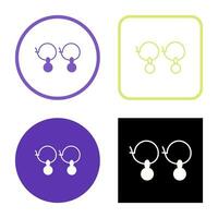 Earrings Vector Icon