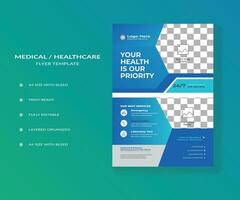 Medical Flyer Template vector