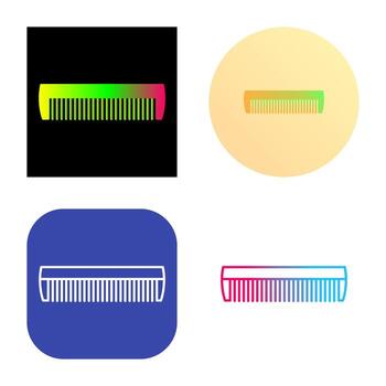 icono de vector de peine