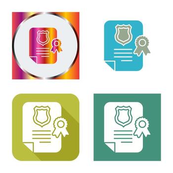 icono de vector de documento