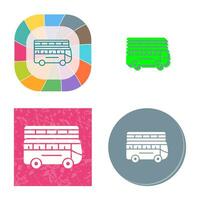 Double Bus Vector Icon