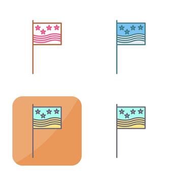 Flags Vector Icon