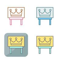 Crown Exhibit Vector Icon