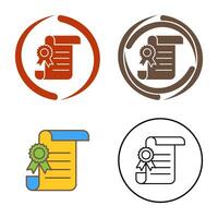 Legal Paper Vector Icon