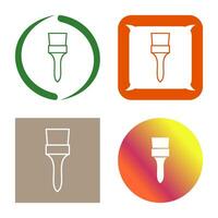 Unique Brush Vector Icon