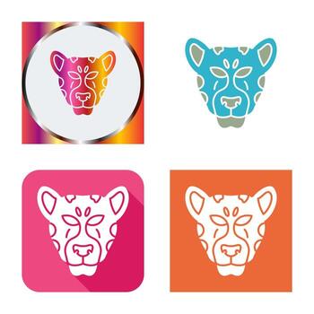 leopard Vector Icon