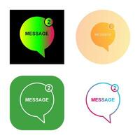 Message Bubbles Vector Icon