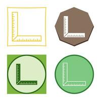 square Ruler Vector Icon