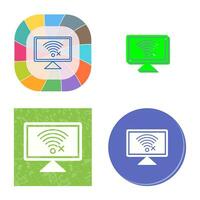 Disconnected Network Vector Icon