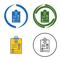 Medical Report Vector Icon