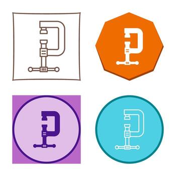 Clamp Vector Icon