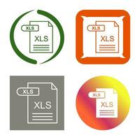 XLS Vector Icon