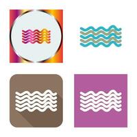 Magnetic Waves Vector Icon