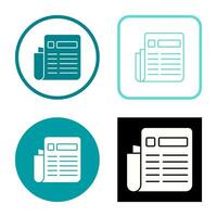 News Paper Vector Icon