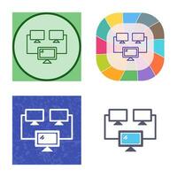 Connected Systems Vector Icon