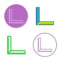 square Ruler Vector Icon